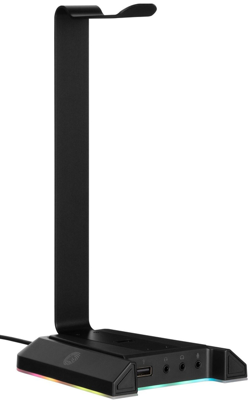 Підставка для навушників 3 в 1 2E Gaming GST320 RGB 7.1 USB (Black) 2E-GST320UB фото