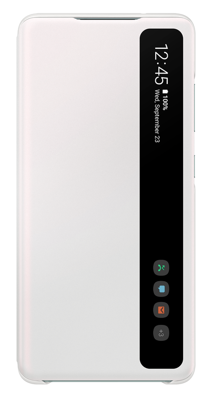 Чохол Samsung Smart Clear View Cover (White) EF-ZG780CWEGRU для Samsung S20 FE фото