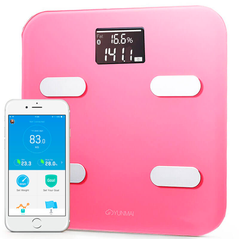 Смарт-ваги YUNMAI Color Smart Scale (Pink) фото