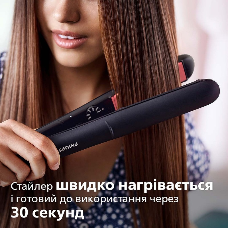 Выпрямитель для волос PHILIPS StraightCare Essential BHS376/00 фото