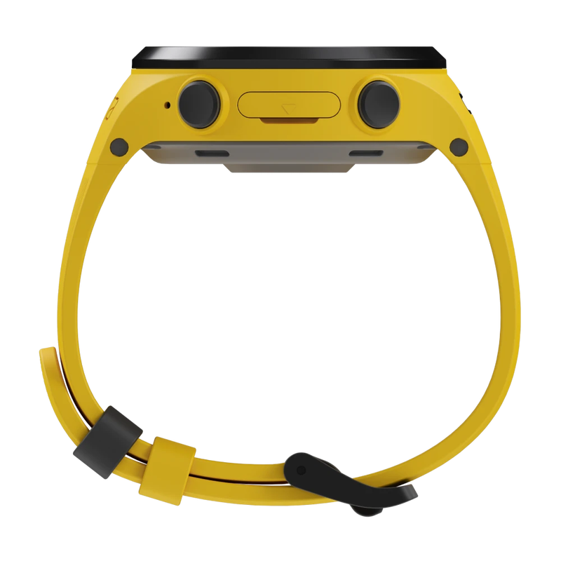 Детские смарт-часы с GPS-трекером Elari KidPhone 4G Round (Yellow) KP-4GRD-Y фото