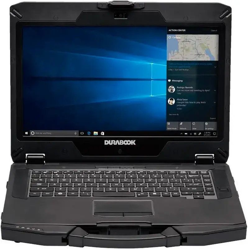 Ноутбук Durabook S14 Standard Black (S4E2Q3AA3BXE) - фото - №0