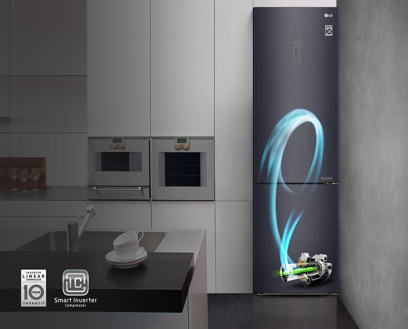 Двухкамерный холодильник LG GA-B509CBTM фото