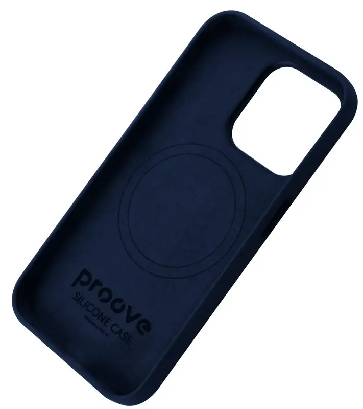Чохол для iPhone 15 Pro Proove Silicone Case with Magnetic Ring (storm blue) - фото - №2