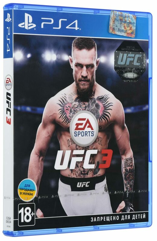 Диск EA SPORTS UFC 3 (Blu-ray, Russian version) для PS4 (3121596) фото