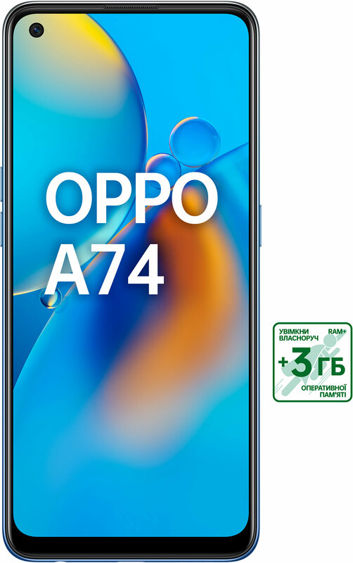 OPPO A74 4/128GB (Blue) фото