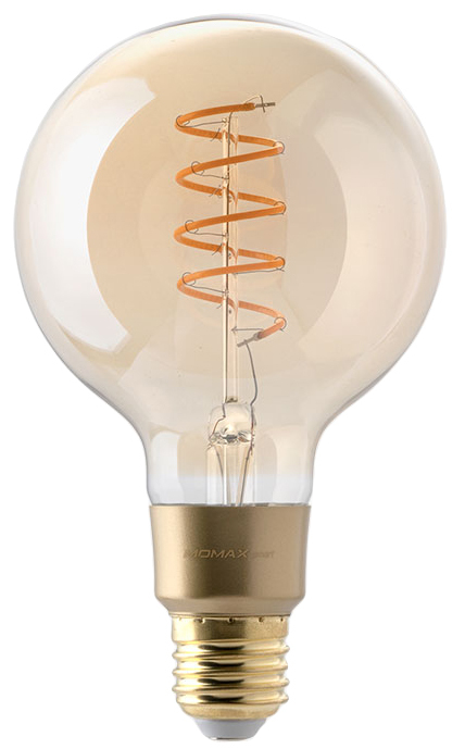 Розумна лампочка Momax SMART Classic IoT LED Bulb (Globe) (IB3SY) фото