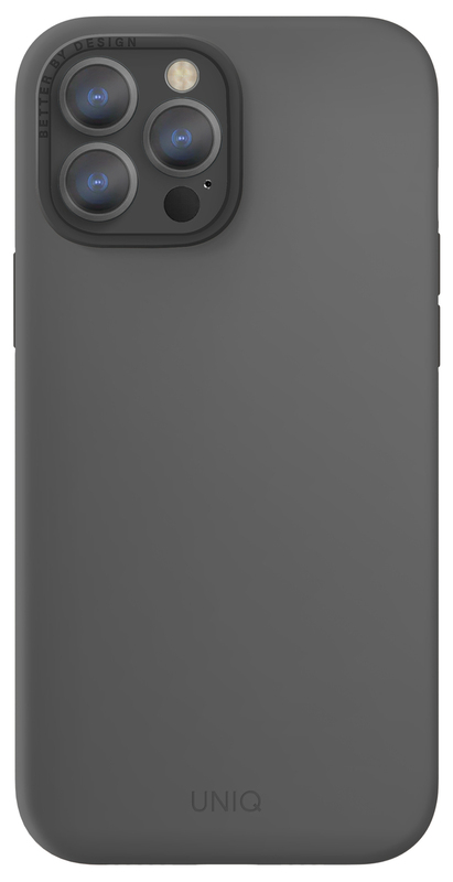 Чохол Uniq Hybrid для iPhone 13 Pro Max Magsafe-Compatible Lino Hue - Charcoal (Grey) фото
