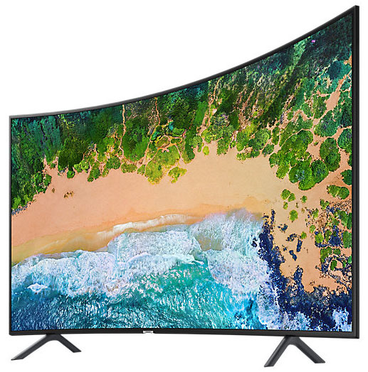 Samsung 55" 4K Curved Smart TV (UE55NU7300UXUA) фото