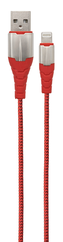 Кабель USB - Lightning BlackBox 1.2m плетеный (Red) фото