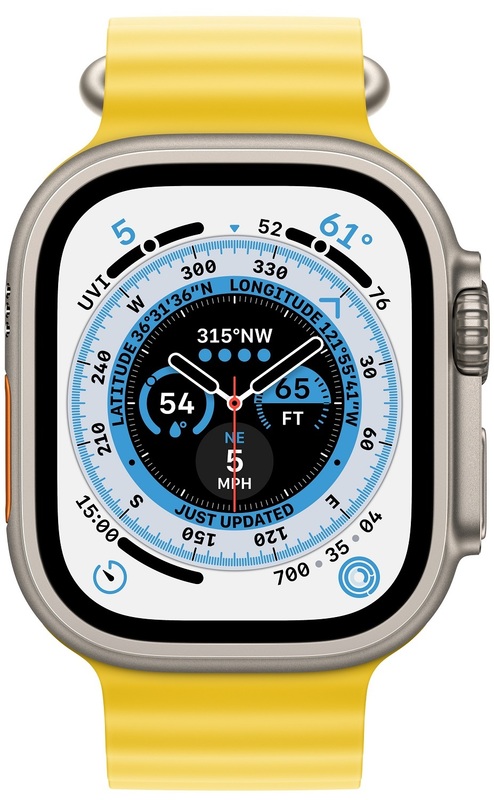 Ремінець для годинника Apple Watch 49 mm (Yellow) Ocean Band Extension MQED3ZM/A фото