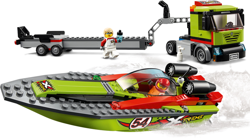 Конструктор LEGO City Перевізник гоночного катера 60254 фото
