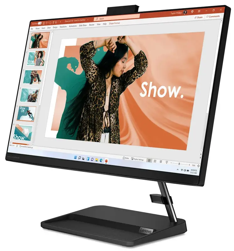 Моноблок Lenovo IdeaCentre AIO 3 24IAP7 Black (F0GH01F3UO) - фото - №2