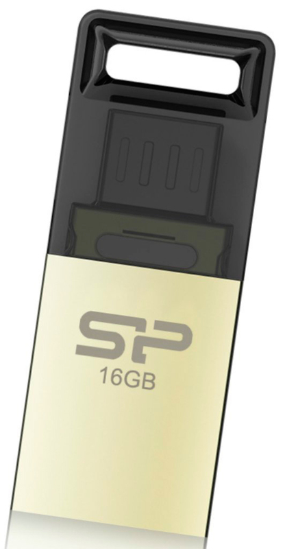 Флеш-пам`ять SiliconPower Mobile X10 16Gb (Champague) SP016GBUF2X10V1C фото