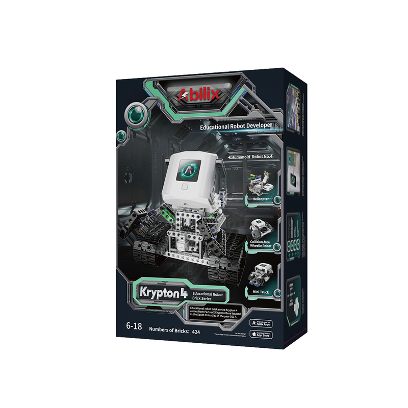 Робот Abilix Krypton 4 (Grey/White) - фото - №6