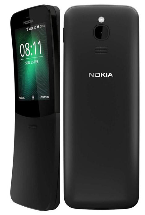 Nokia 8110 4G Dual Sim (Black) фото