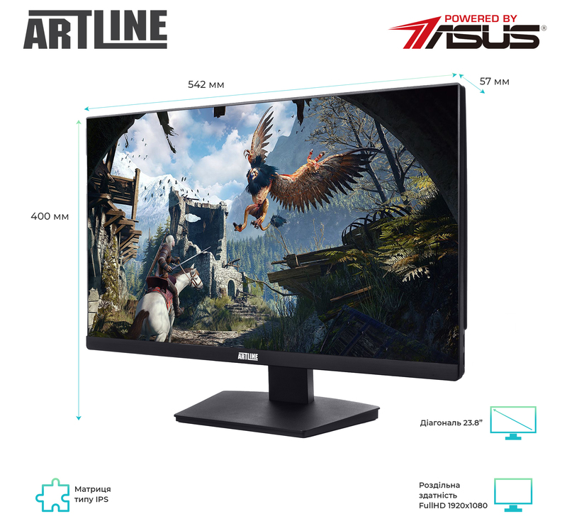 Моноблок ARTLINE Home G43 (G43v16) Black - фото - №1