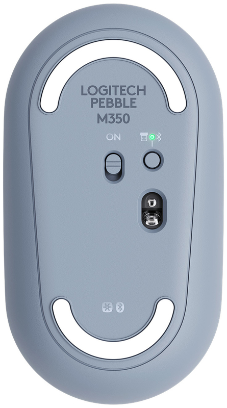 Миша Logitech Wireless M350 (Blue Grey) 910-005719 - фото - №4