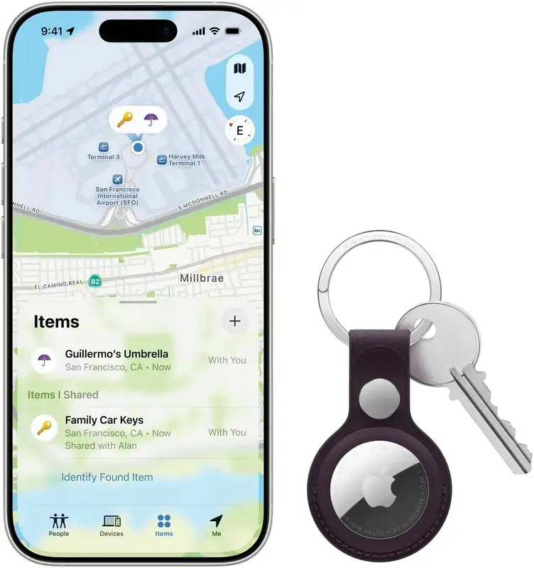 Apple AirTag (4 Pack) MFEA4ZE/A - фото - №4