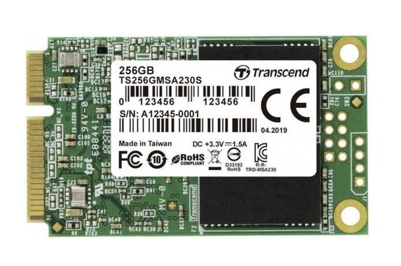 SSD Накопичувач mSATA Transcend 230S 256GB 3D TLC TS256GMSA230S - фото - №0