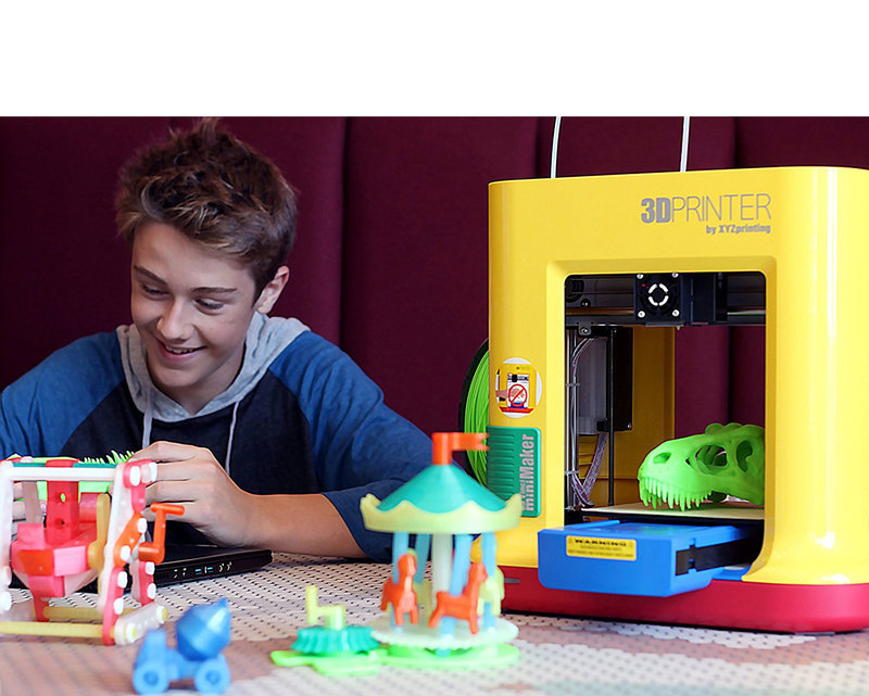 3D принтер XYZprinting Da Vinci miniMaker (PLA) (Yellow) 3FM1XXEU00D - фото - №4