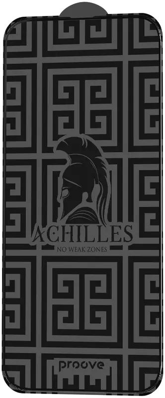 Защитное стекло Proove Achilles iPhone 14 Pro/15/16 (black) - фото - №1