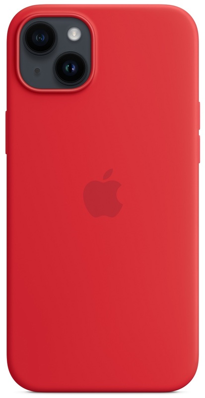 Чохол Apple Silicone Case with MagSafe (PRODUCT Red) MPT63ZE/A для iPhone 14 Plus фото