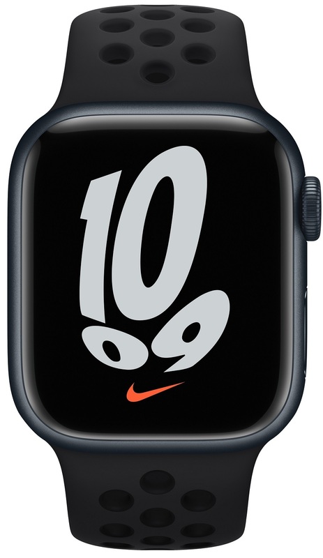 Ремінець для годинника Apple Watch 41 mm (Black/Black) Nike Sport Band MPGN3ZM/A фото