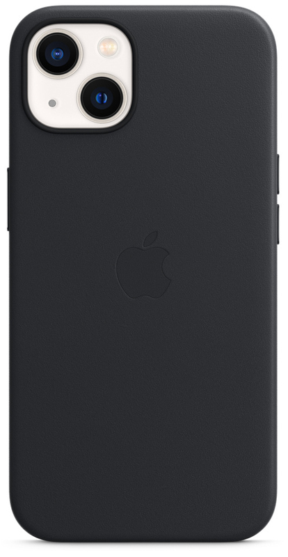Чехол iPhone 13 Leather Case with MagSafe (Midnight) MM183ZE/A фото