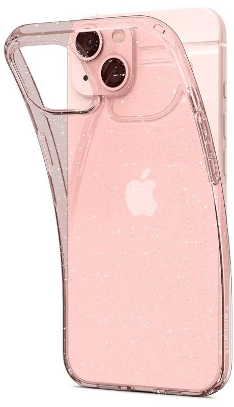 Чохол Spigen для iPhone 13 Liquid Crystal Glitter (Rose Quartz) ACS03517 - фото - №1
