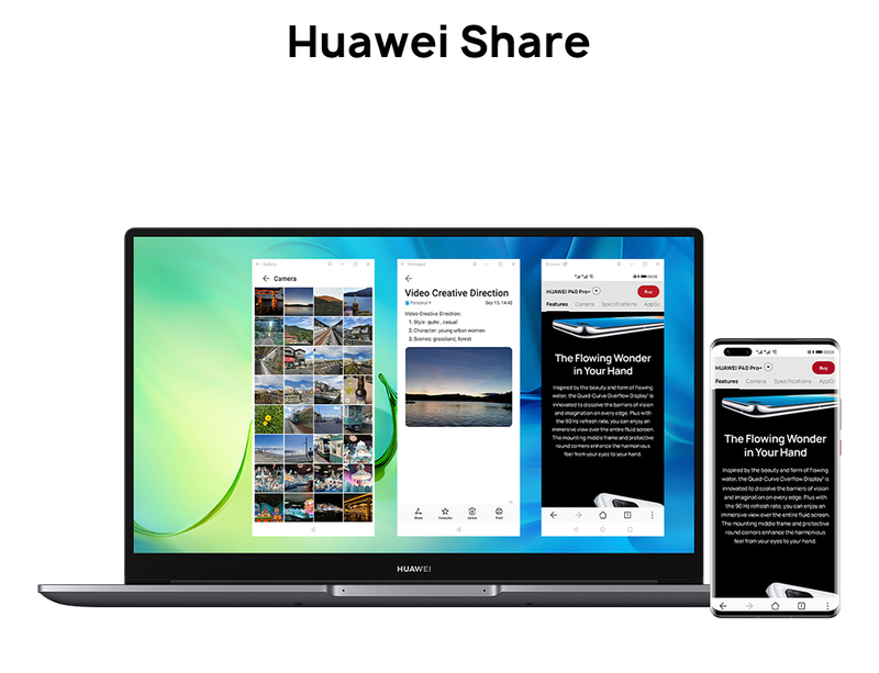 Ноутбук Huawei Matebook D15 Space Gray (53012TRE) фото