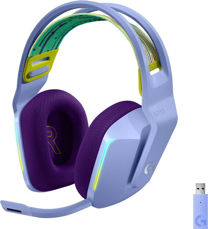 Ігрова гарнітура Logitech G733 Lightspeed Wireless RGB Gaming Headset (Lilac) 981-000890 фото