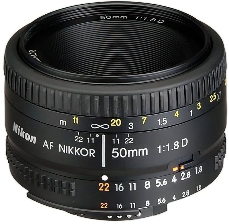 Об'єктив Nikon 50 mm f/1.8D AF NIKKOR (JAA013DA) фото