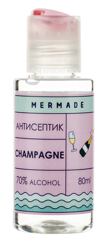 Антисептик для рук Mermade - Champagne 80 ml MR0006B фото