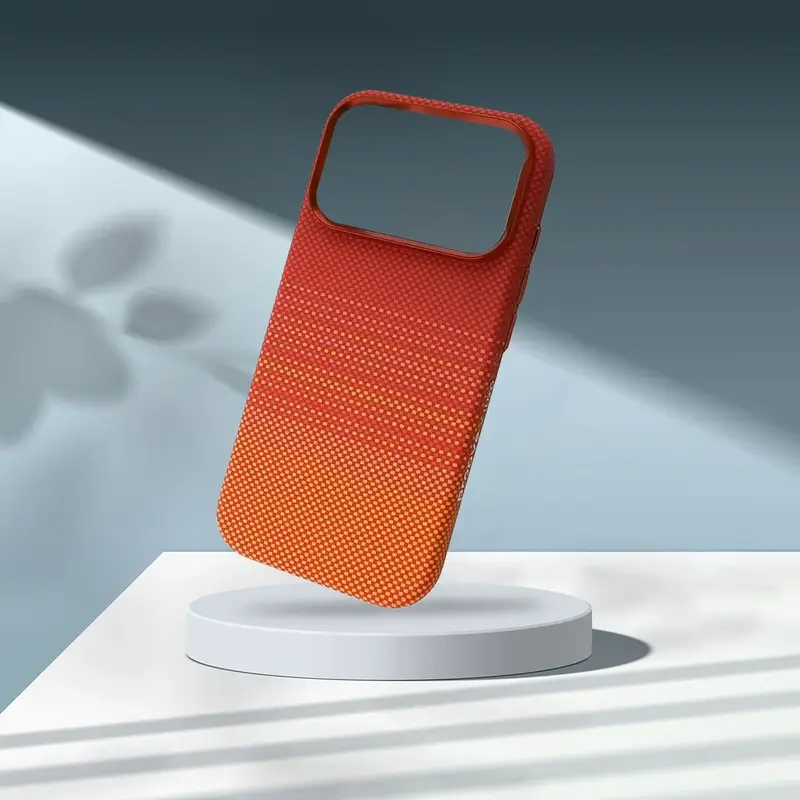 Чохол Proove Gleam Case with Magnetic Ring iPhone 17 Pro (orange stripes) - фото - №4