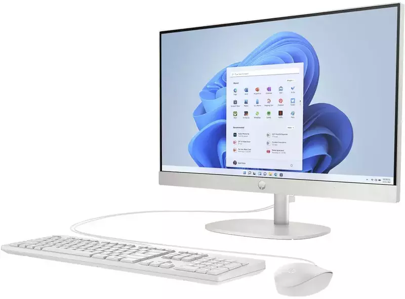 Моноблок HP AiO 24-cr0004ua Shell White (9C9C4EA) - фото - №2