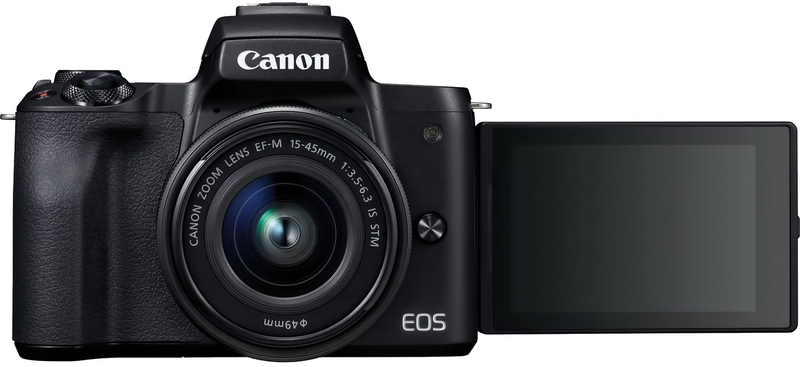 Фотоапарат CANON EOS M50 + 15-45mm IS STM Black (2680C060) фото