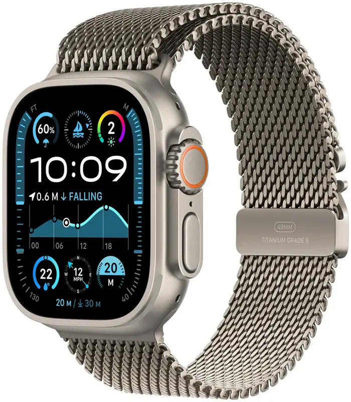 Ремешок для часов Apple Watch 49/46/45/44mm Natural Titanium