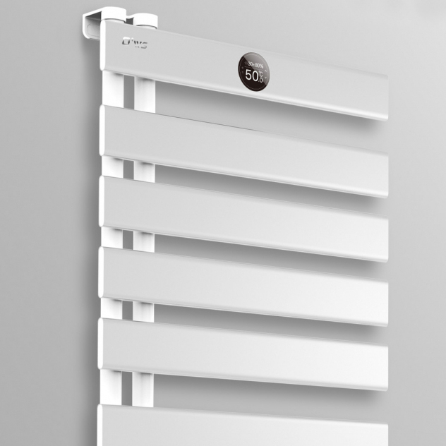 Електрична смарт сушарка для рушників O'WS Temperature Electric Towel Rack MJ110 (Silver) фото