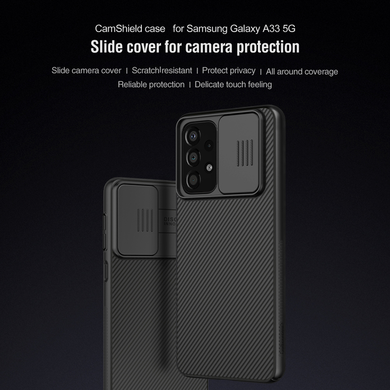 Чохол для Samsung Galaxy A33 Nillkin CamShield Case (Black) фото