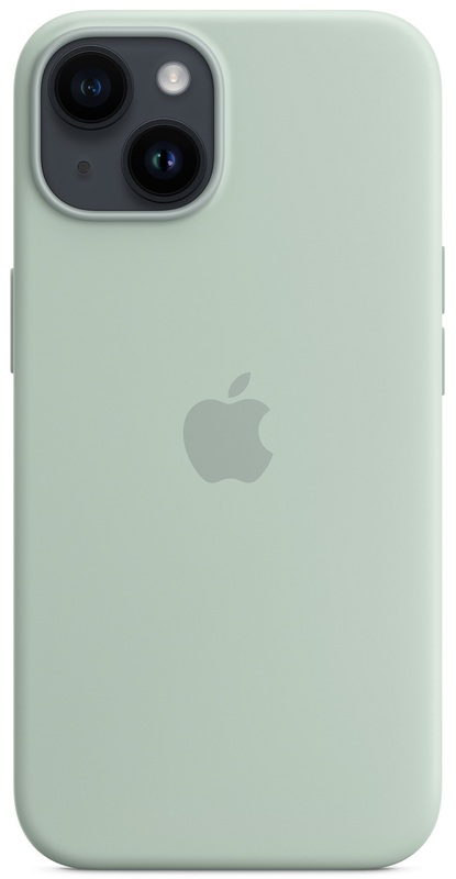 Чохол Apple Silicone Case with MagSafe (Succulent) MPT13ZE/A для iPhone 14 фото