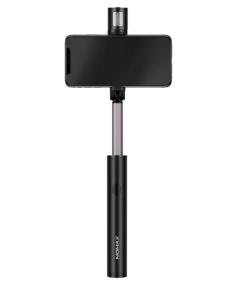 Монопод + тринога Momax Selfie with Mini LED FillLight KM12D (Black) фото