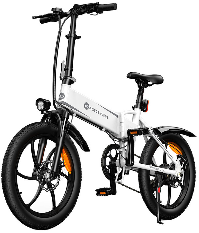 Електровелосипед ADO A20 (White) 360 Wh - фото - №1