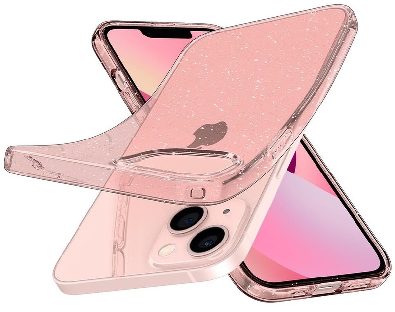 Чохол Spigen для iPhone 13 Liquid Crystal Glitter (Rose Quartz) ACS03517 - фото - №5