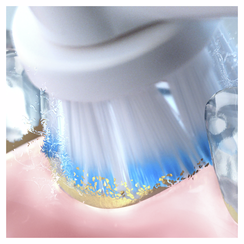 Электрическая зубная щетка ORAL-B Vitality D100.413.1 Sensitive Clean типу 3710 Blue (4210201234203) фото