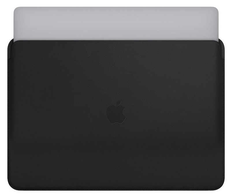 Чохол Apple Leather Sleeve (Black) MTEJ2 для MacBook Pro 15" фото