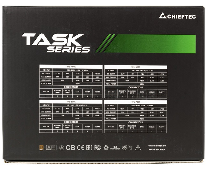Блок живлення CHIEFTEC RETAIL Task TPS-700S - фото - №5