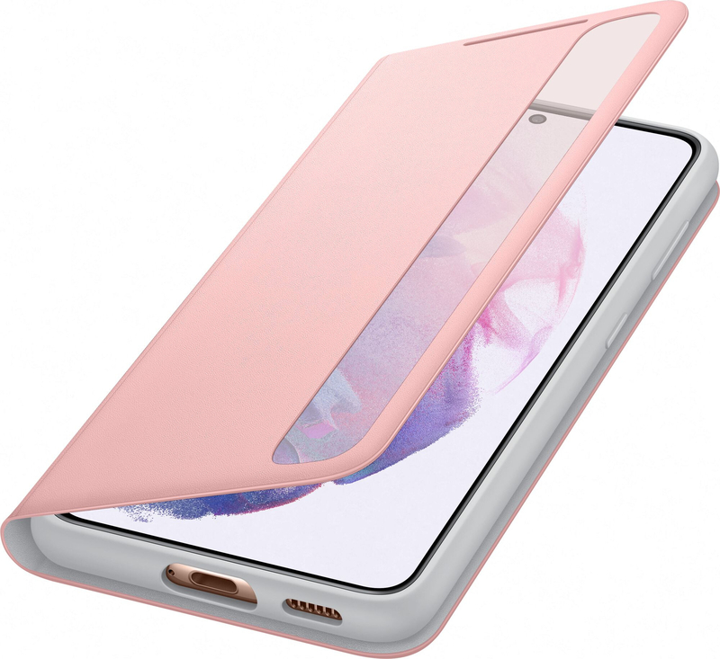 Чохол Samsung Smart Clear View Cover (Pink) EF-ZG996CPEGRU для Samsung Galaxy S21 Plus фото