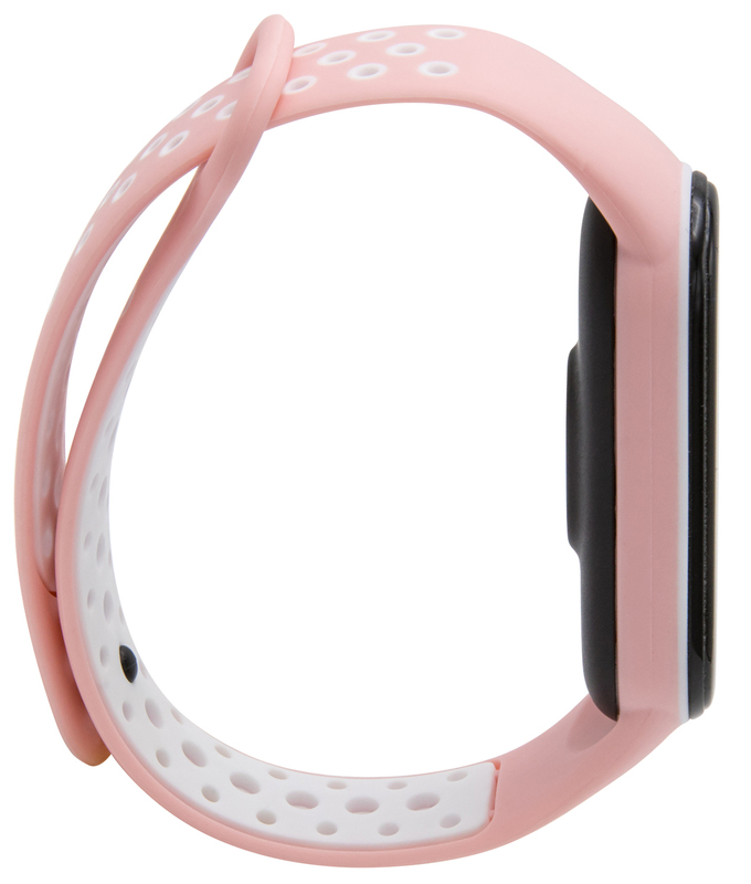 Ремешок для фитнес-трекера Xiaomi Mi Band 5 Sport (Pink sand/white) фото