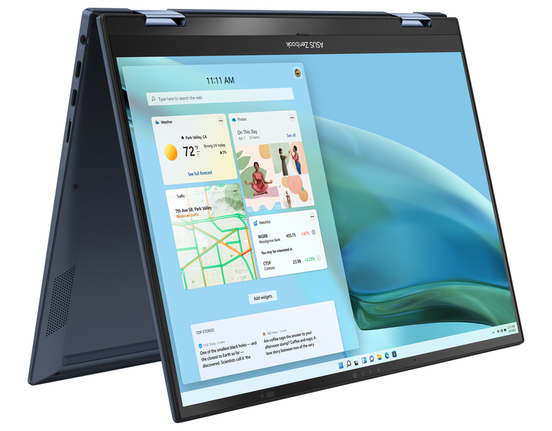 Ноутбук Asus Zenbook S 13 Flip OLED UP5302ZA-LX084W Ponder Blue (90NB0VV1-M00E60) фото